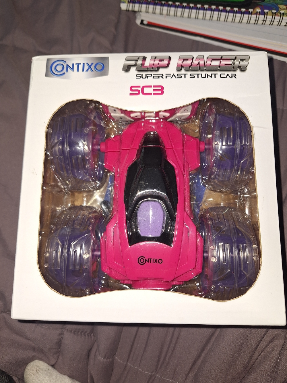 Flip Racer SC3 Kids Stunt Car - Pink and Purple